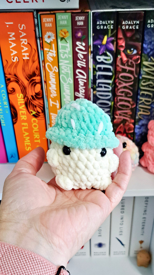 Chonky Mushroom Boy Crochet Plush | Handmade Mushroom Plushie | Cute Cottagecore Gift | Amigurumi Mushroom