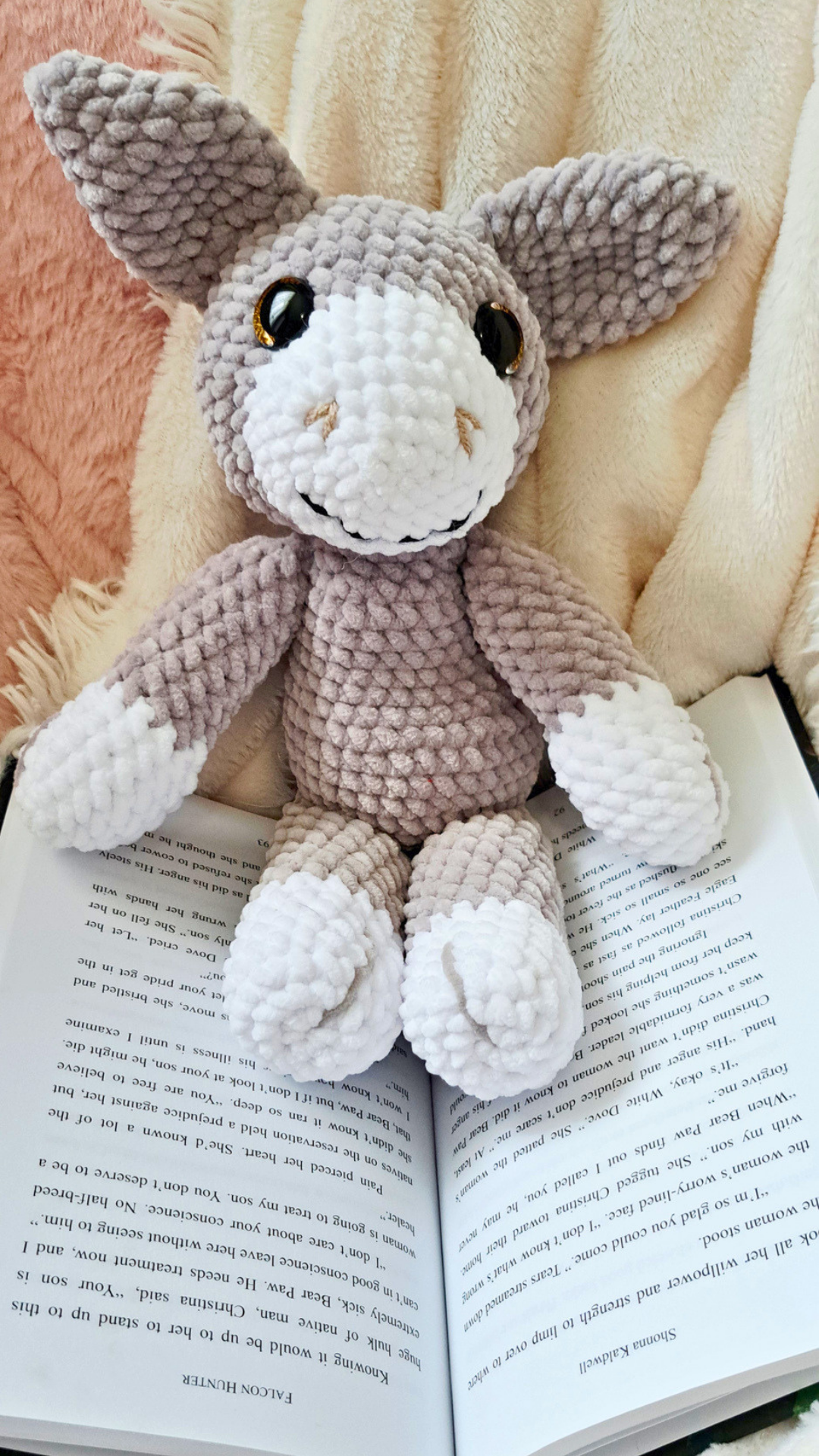 Crochet Donkey Plush | Handmade Donkey Stuffed Animal | Farm Animal Plushie | Soft Amigurumi Donkey | Donkey Lover Gift