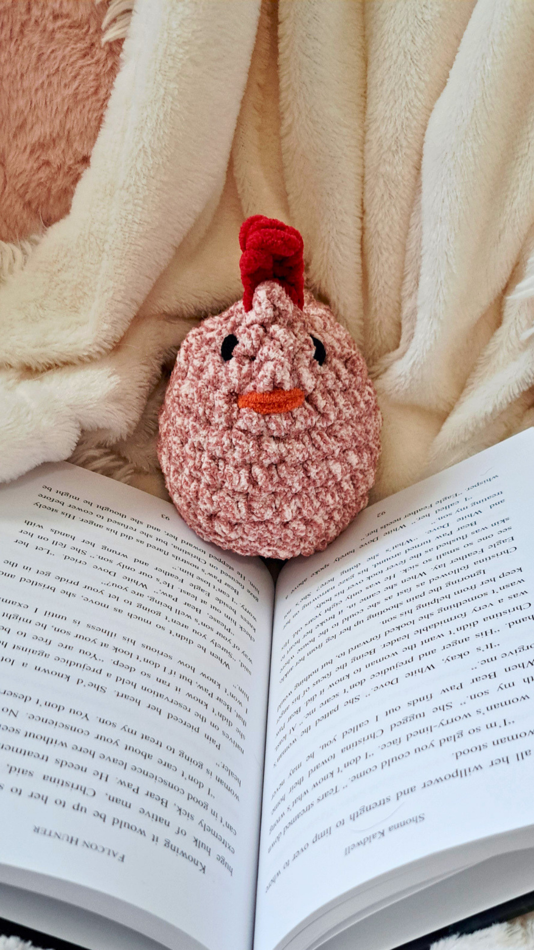 Mabel Chicken Crochet Plush | Chubby Hen Stuffed Animal | Handmade Farm Animal Plushie | Cute Crochet Chicken | Chicken Lover Gift