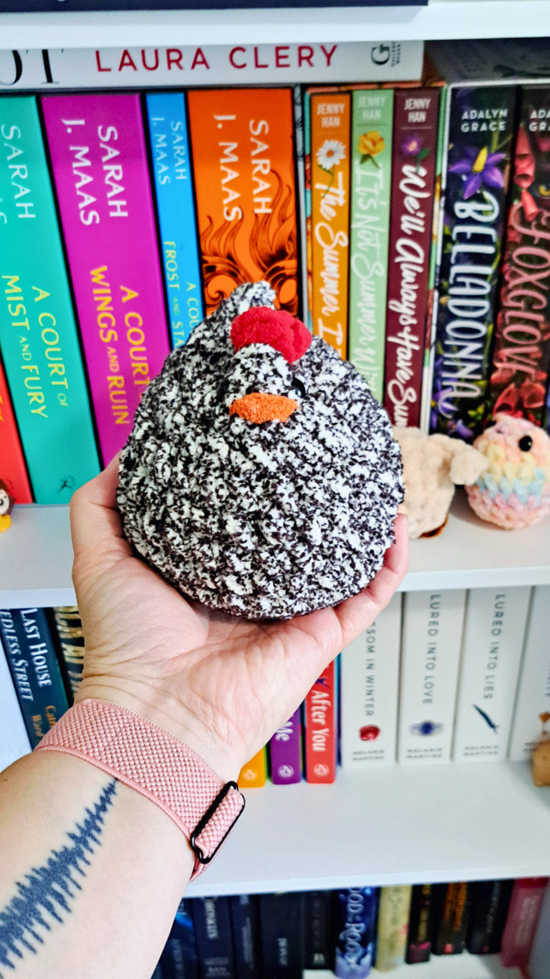 Mabel Chicken Crochet Plush | Chubby Hen Stuffed Animal | Handmade Farm Animal Plushie | Cute Crochet Chicken | Chicken Lover Gift