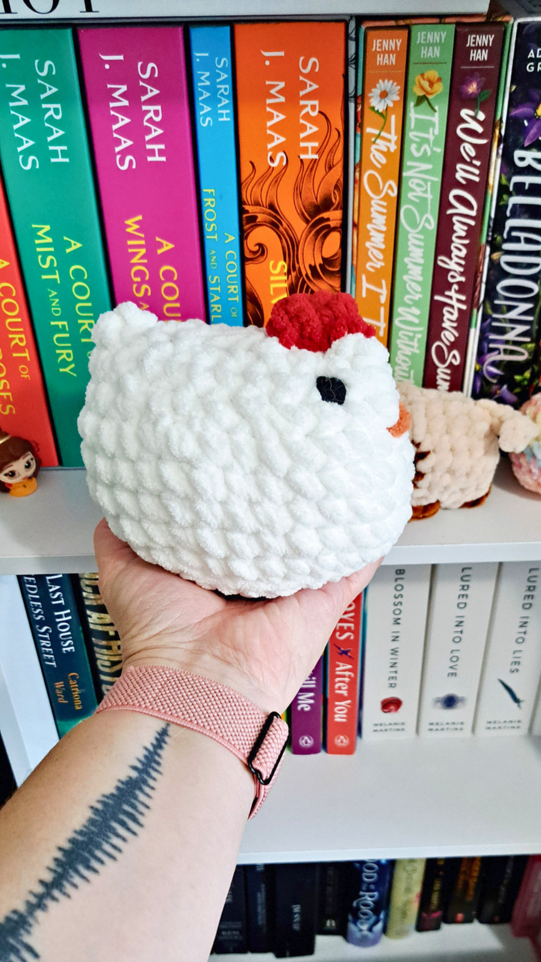Mabel Chicken Crochet Plush | Chubby Hen Stuffed Animal | Handmade Farm Animal Plushie | Cute Crochet Chicken | Chicken Lover Gift