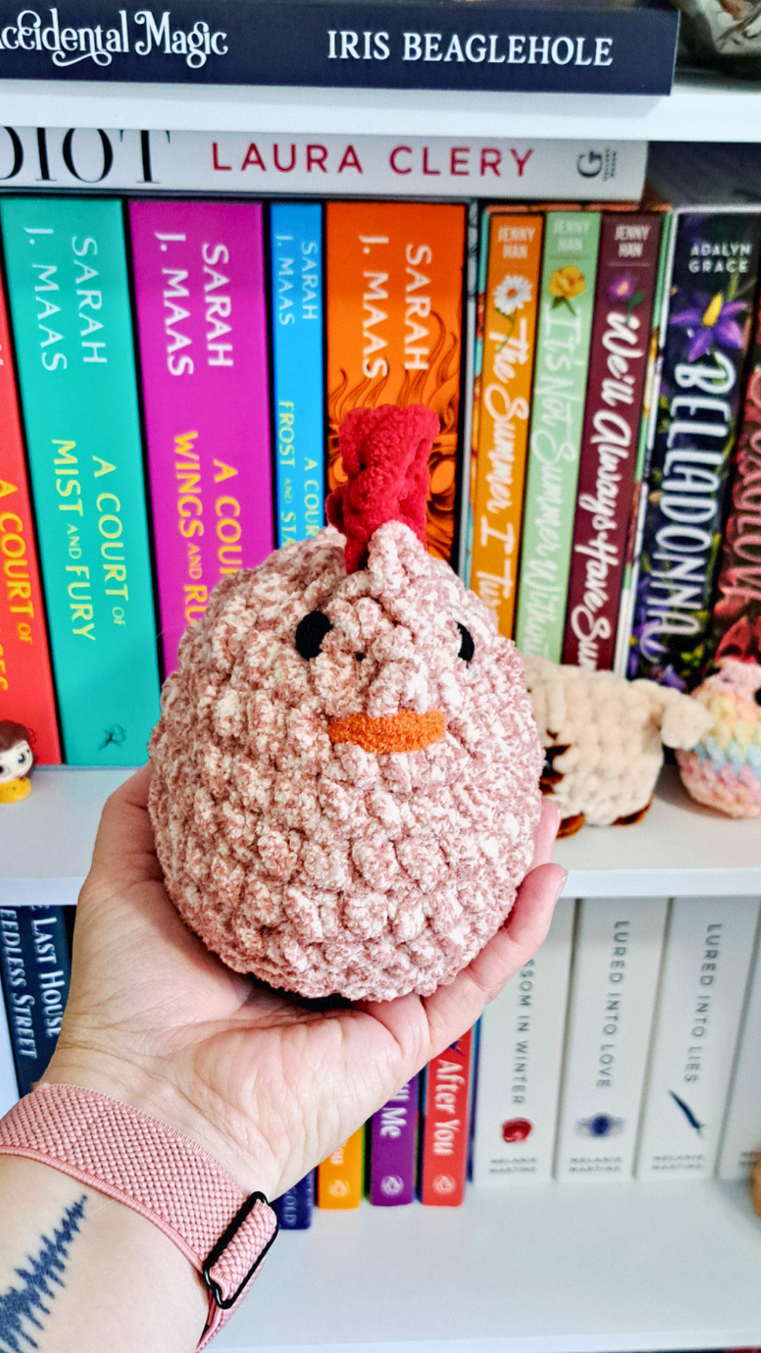 Mabel Chicken Crochet Plush | Chubby Hen Stuffed Animal | Handmade Farm Animal Plushie | Cute Crochet Chicken | Chicken Lover Gift