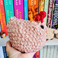 Mabel Chicken Crochet Plush | Chubby Hen Stuffed Animal | Handmade Farm Animal Plushie | Cute Crochet Chicken | Chicken Lover Gift