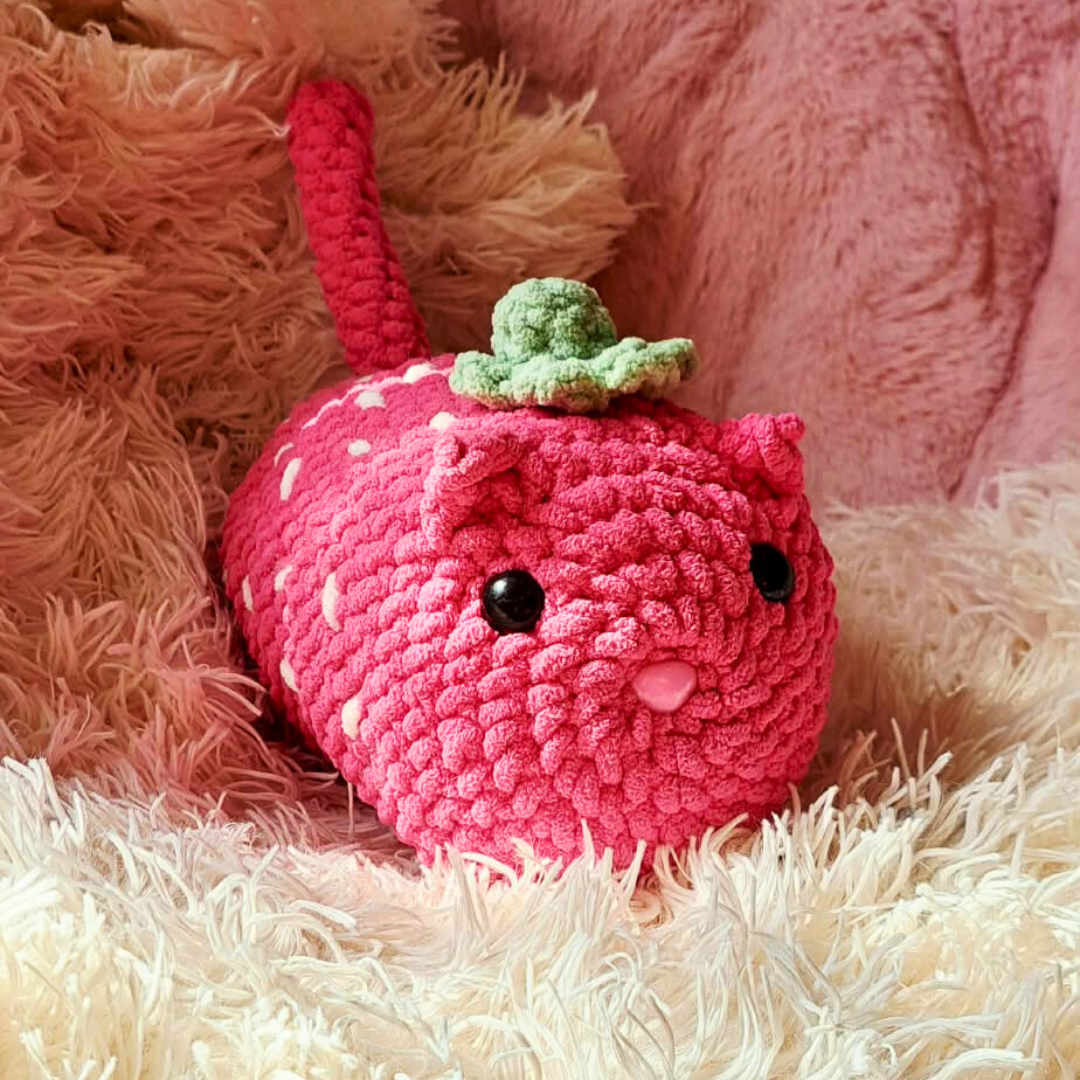 Large Strawberry Loaf Cats