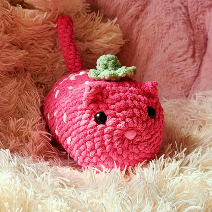 Large Strawberry Loaf Cats