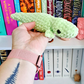 Small Crochet Alligator Plush | Green Alligator Stuffed Animal | Handmade Crocodile Plushie | Cute Reptile Gift | Amigurumi Alligator