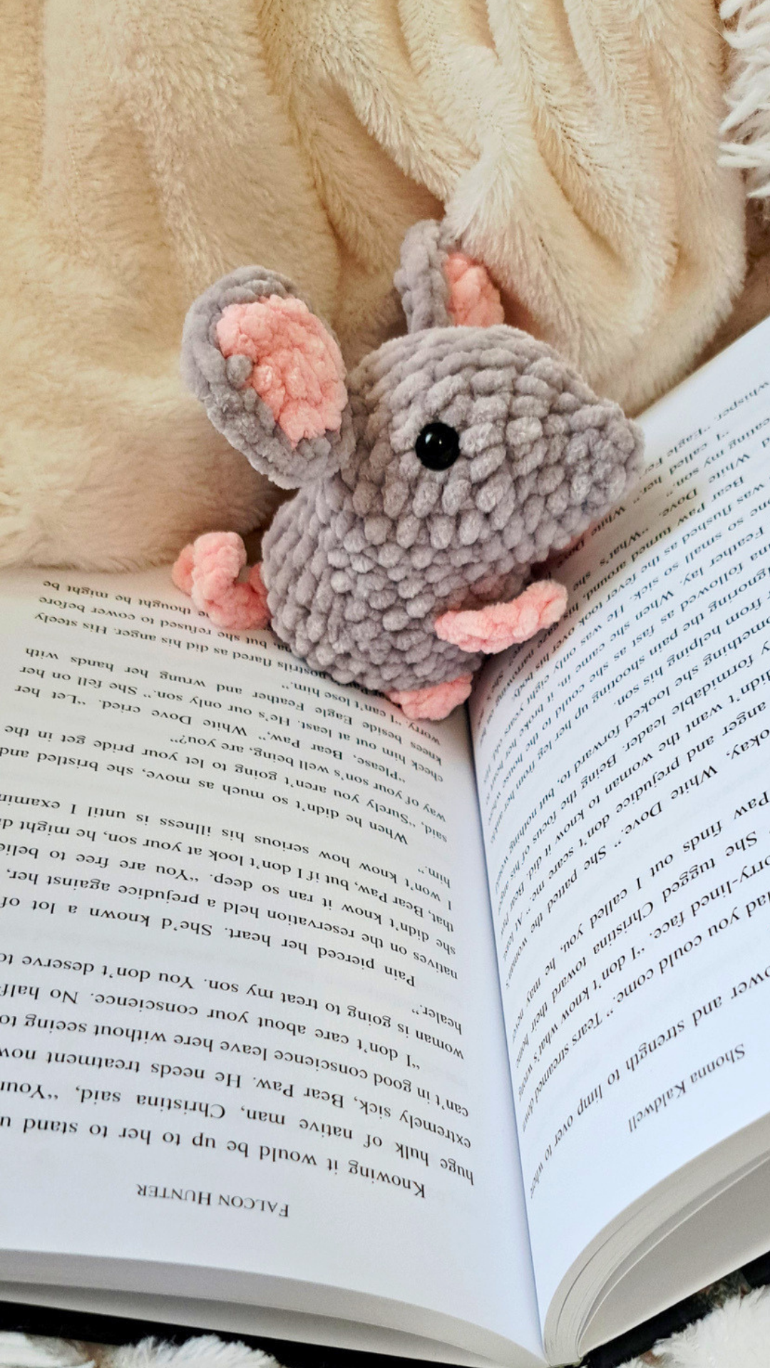Crochet Mouse Plush | Cute Gray Mouse Stuffed Animal | Handmade Mouse Plushie | Soft Amigurumi Mouse | Mouse Lover Gift