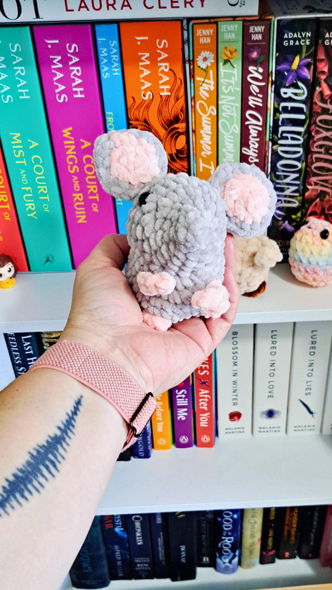 Crochet Mouse Plush | Cute Gray Mouse Stuffed Animal | Handmade Mouse Plushie | Soft Amigurumi Mouse | Mouse Lover Gift