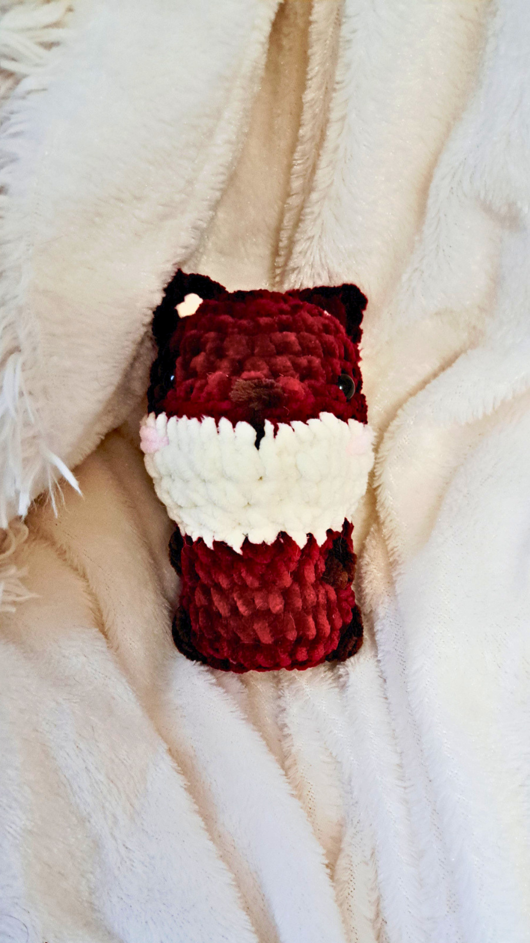 Crochet Fox Plush | Handmade Woodland Fox Stuffed Animal | Soft Chenille Plushie | Forest Animal Gift | Cute Fox Lover Gift