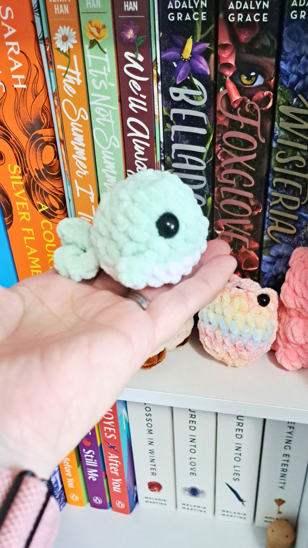 Mini Crochet Whale Plush | Pocket Whale Stuffed Animal | Handmade Ocean Plushie | Tiny Sea Animal | Cute Desk Buddy | Whale Gift