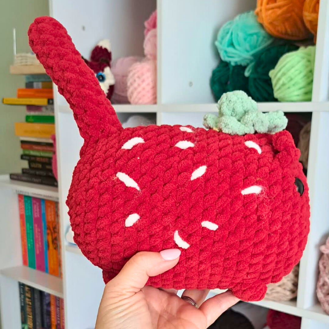 Large Strawberry Loaf Cats