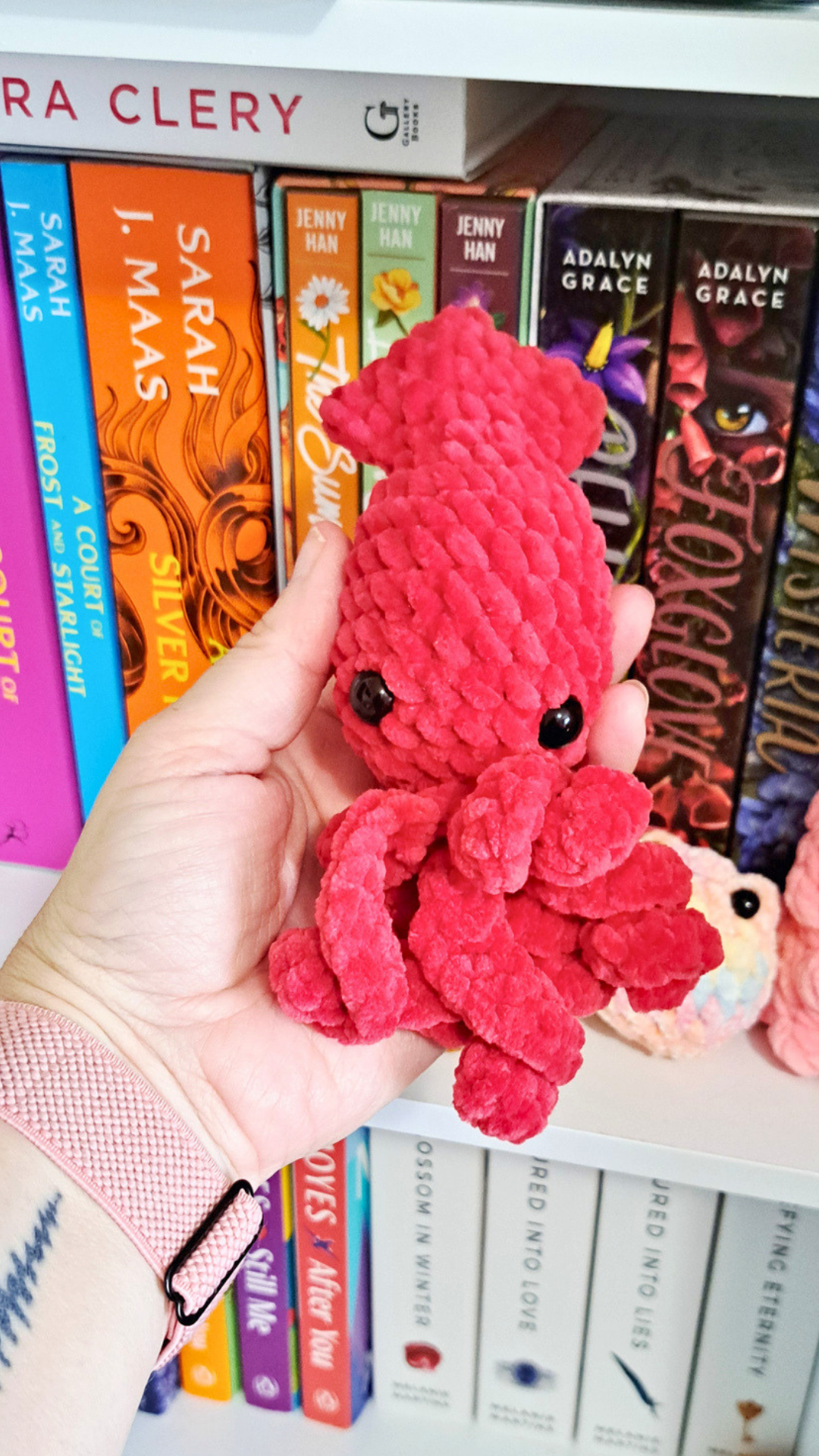 Crochet Squid Plush | Baby Squid Stuffed Animal | Cute Ocean Plushie | Handmade Sea Creature