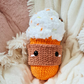 Crochet Pumpkin Spice Latte Plush | Fall Coffee Plushie | Handmade PSL Stuffed Toy | Cozy Autumn Decor | Coffee Lover Gift