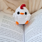 Chubby Chicken Crochet Plush | Mini Chicken Plushie | Cute Farm Animal | Chicken Lover Gift
