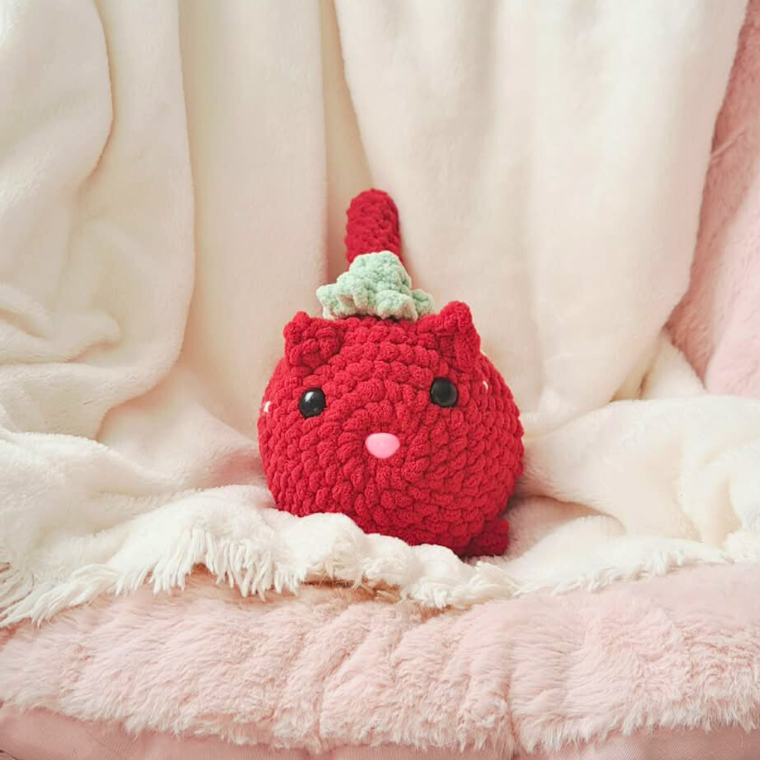 Large Strawberry Loaf Cats