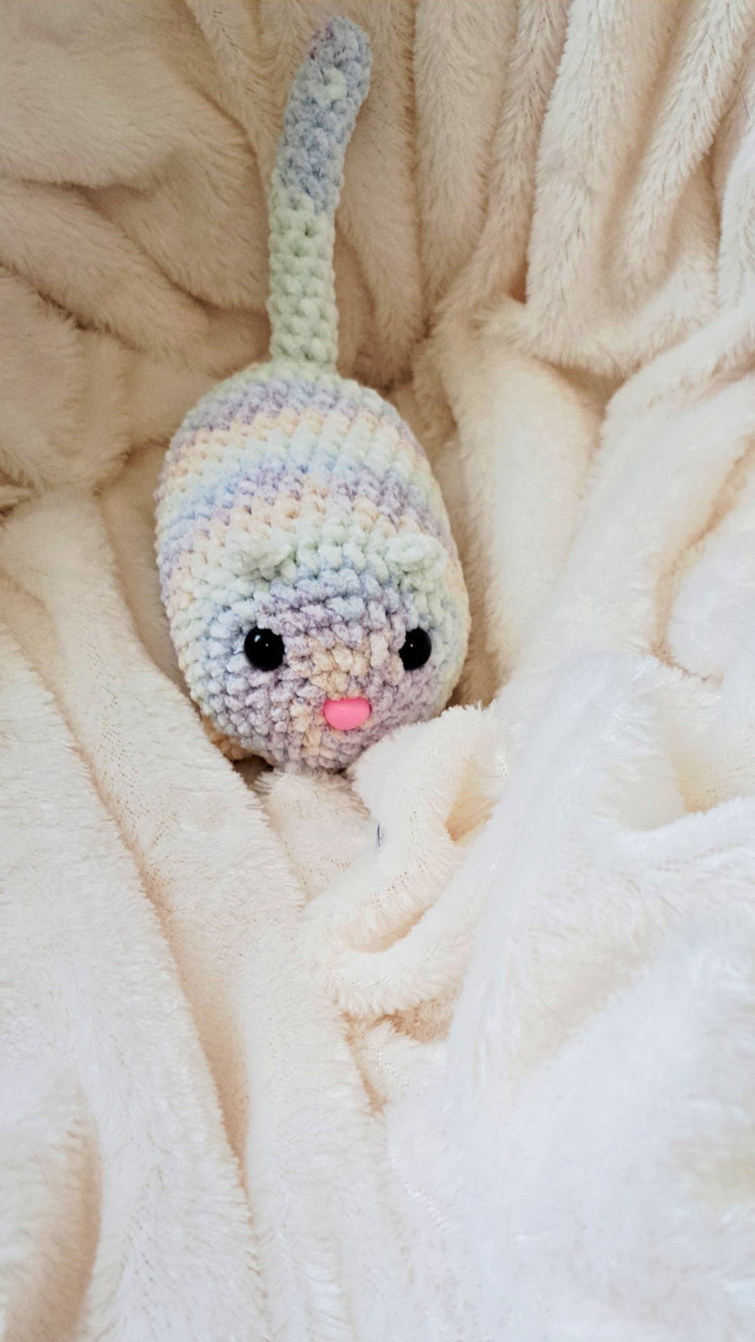 Daydream Loaf Cat | Pastel Crochet Cat Plushie