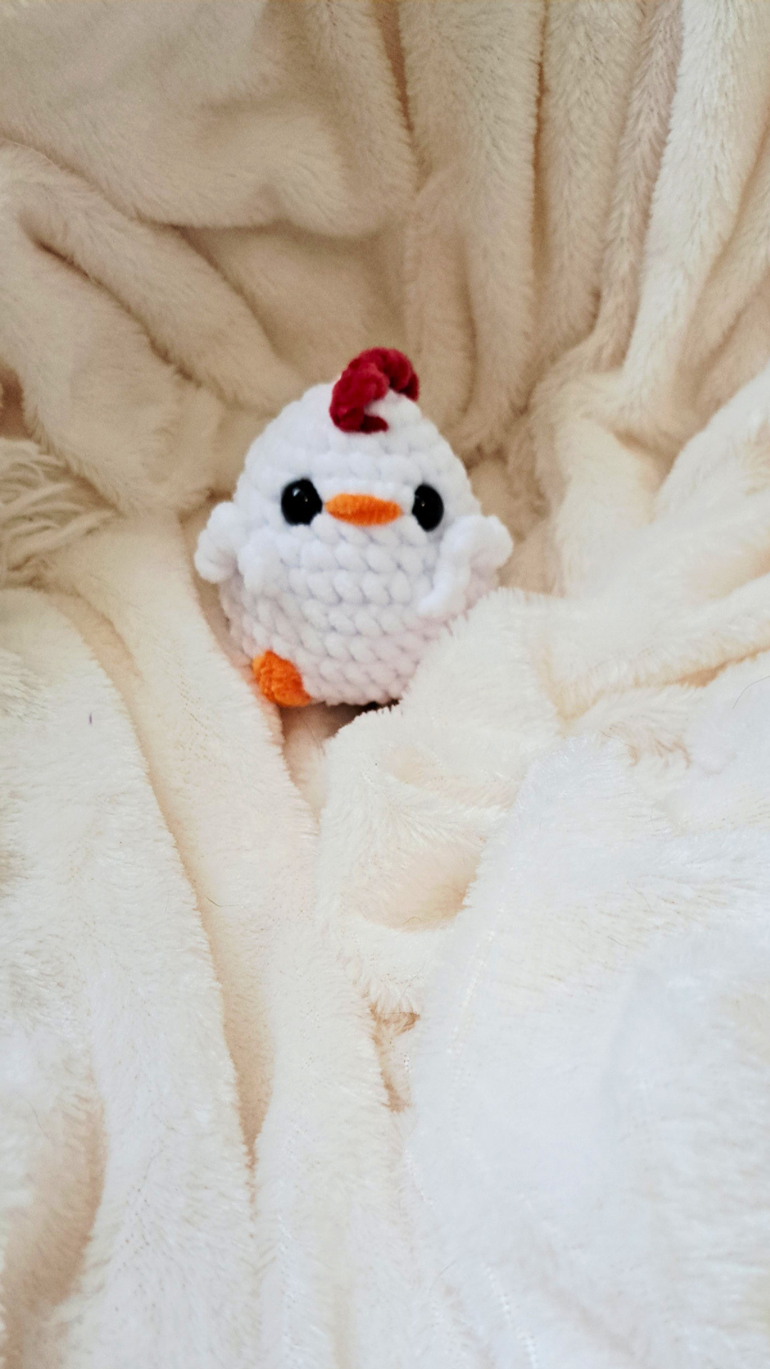 Chubby Chicken Crochet Plush | Mini Chicken Plushie | Cute Farm Animal | Chicken Lover Gift