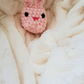 Pocket Bunny Crochet Plush | Mini Bunny Plushie | Cute Pink Rabbit | Handmade Pocket Plush | Easter Basket Gift