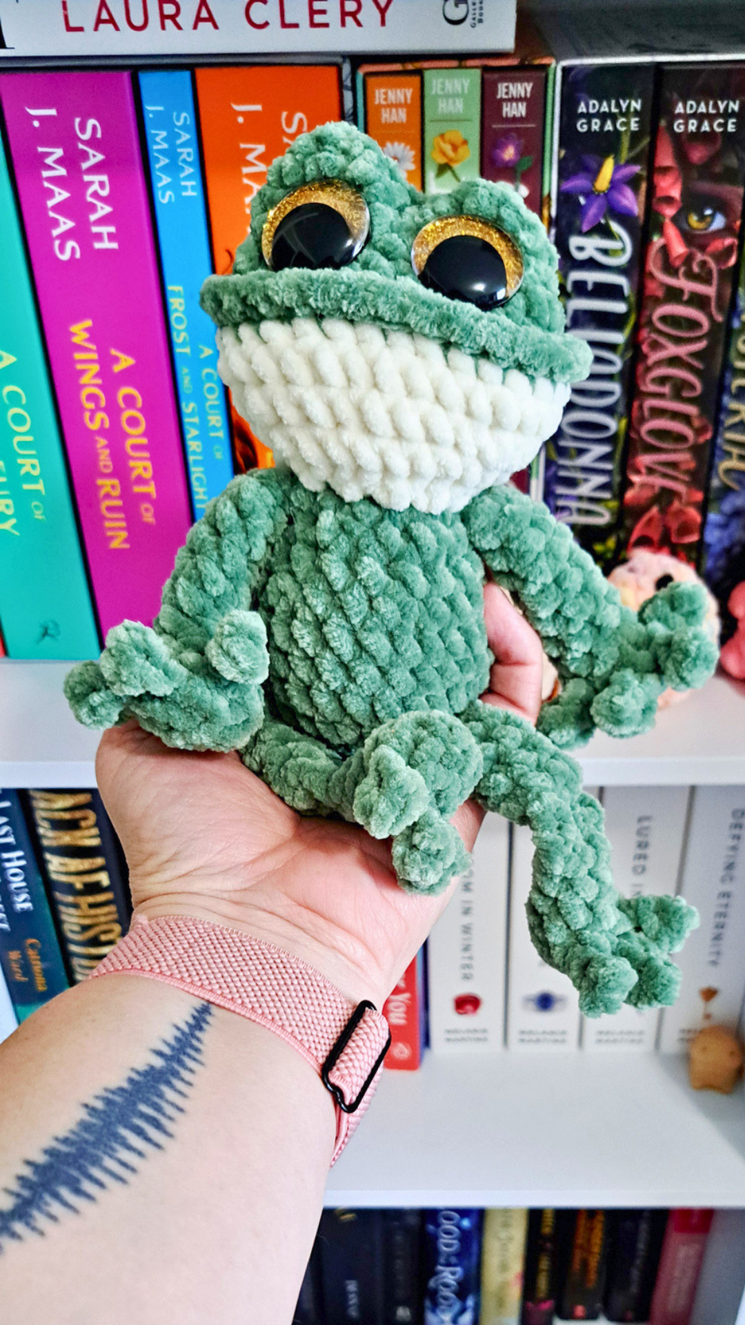 Hopper Frog | Handmade Crochet Frog Plushie