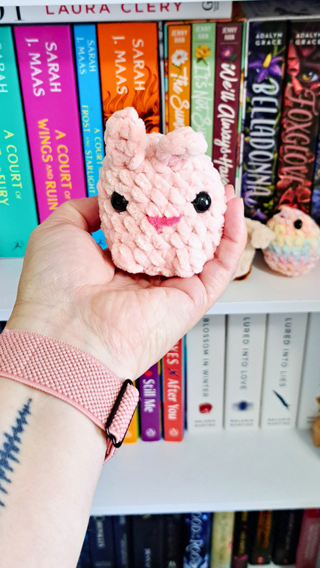 Pocket Bunny Crochet Plush | Mini Bunny Plushie | Cute Pink Rabbit | Handmade Pocket Plush | Easter Basket Gift