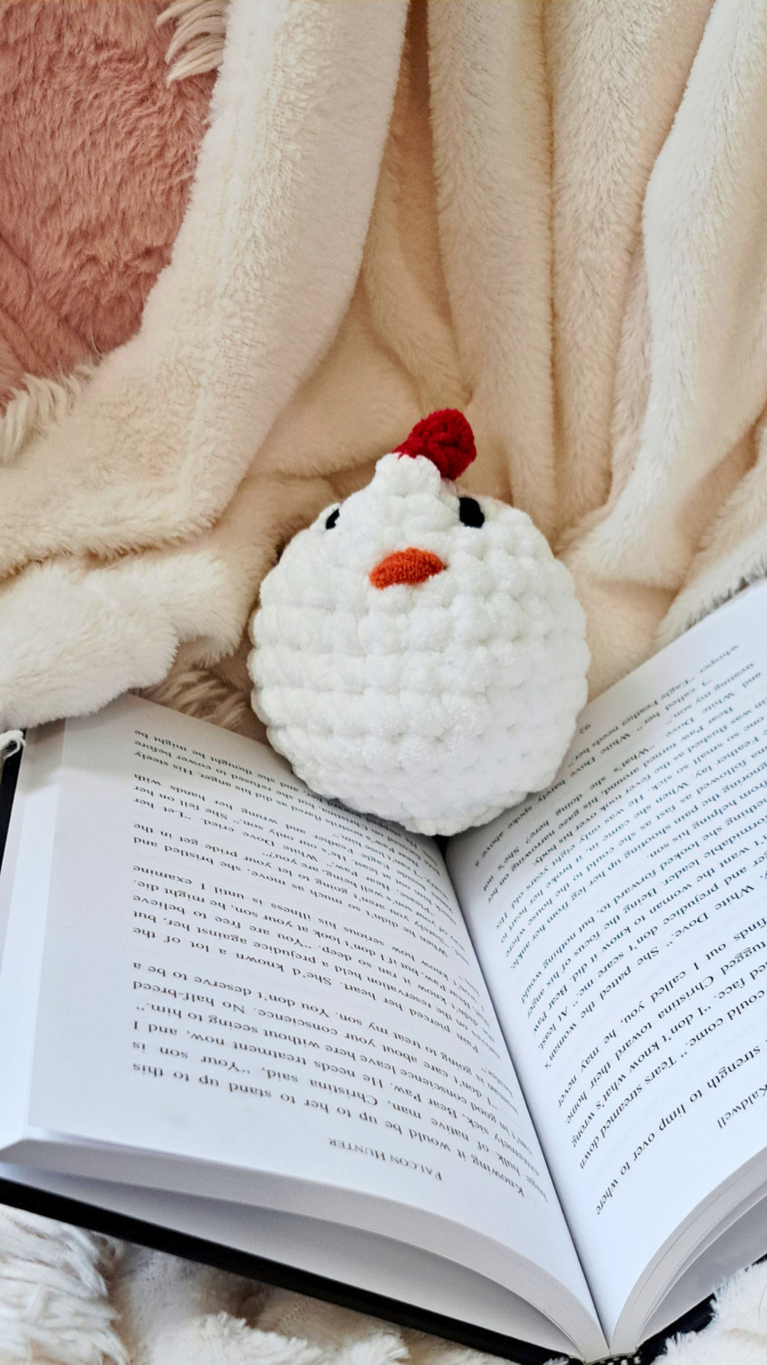 Mabel Chicken Crochet Plush | Chubby Hen Stuffed Animal | Handmade Farm Animal Plushie | Cute Crochet Chicken | Chicken Lover Gift
