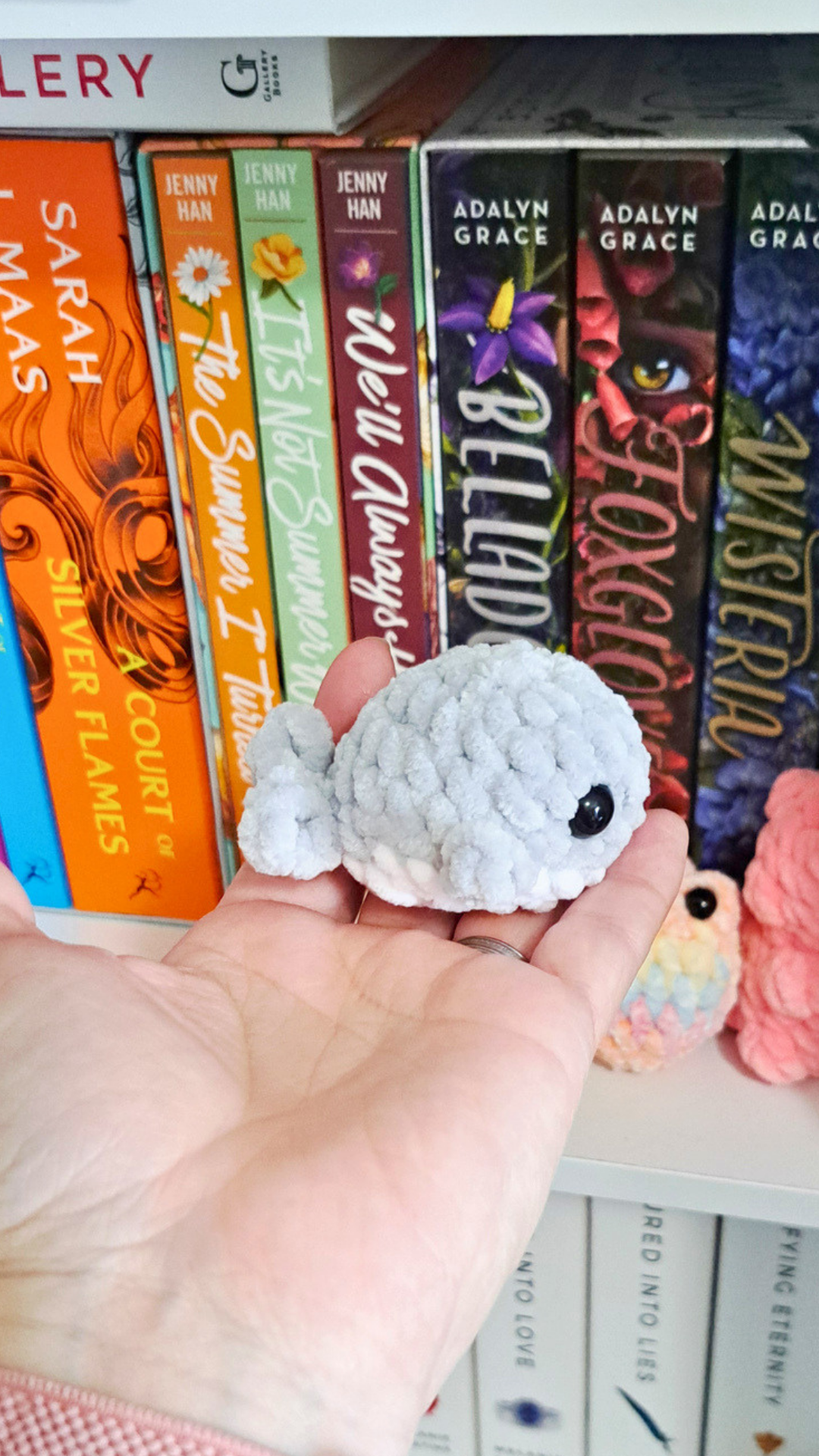 Mini Crochet Whale Plush | Pocket Whale Stuffed Animal | Handmade Ocean Plushie | Tiny Sea Animal | Cute Desk Buddy | Whale Gift