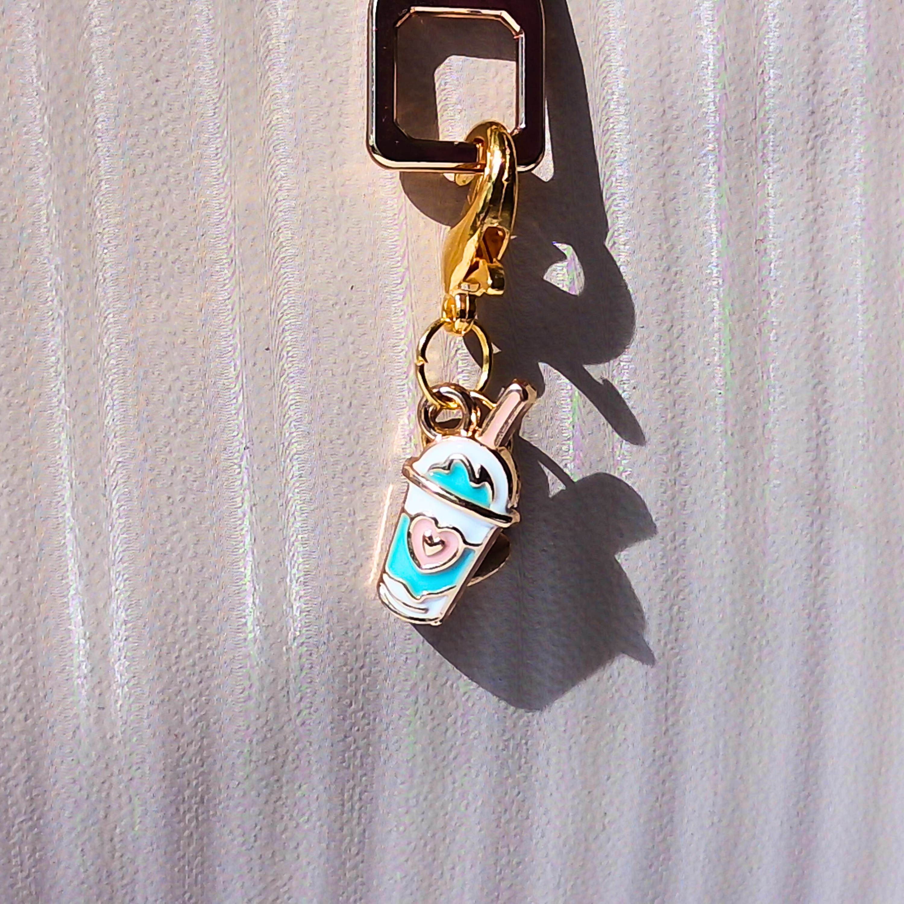 Boba Tea Zipper Pull Charm