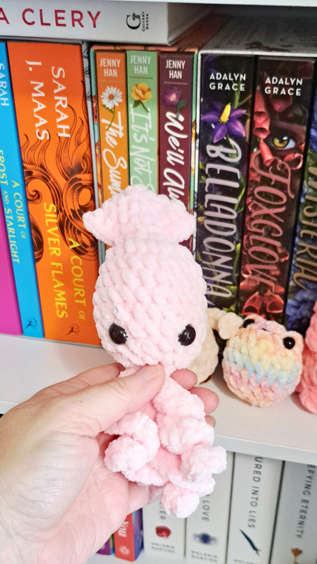 Crochet Squid Plush | Baby Squid Stuffed Animal | Cute Ocean Plushie | Handmade Sea Creature