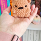 Tiny Crochet Bear Plush | Pocket Bear Stuffed Animal | Mini Polar Bear & Panda | Handmade Crochet Plushie | Cute Small Gift