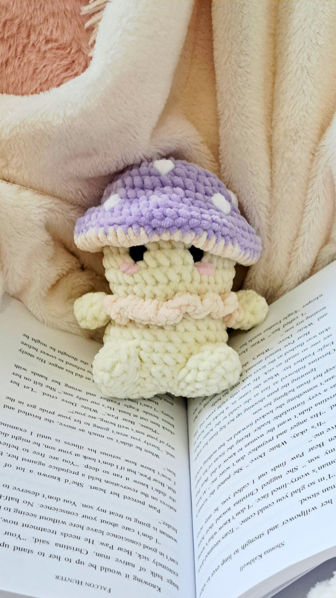 Mushroom Sprout | Handmade Crochet Mushroom Plushie