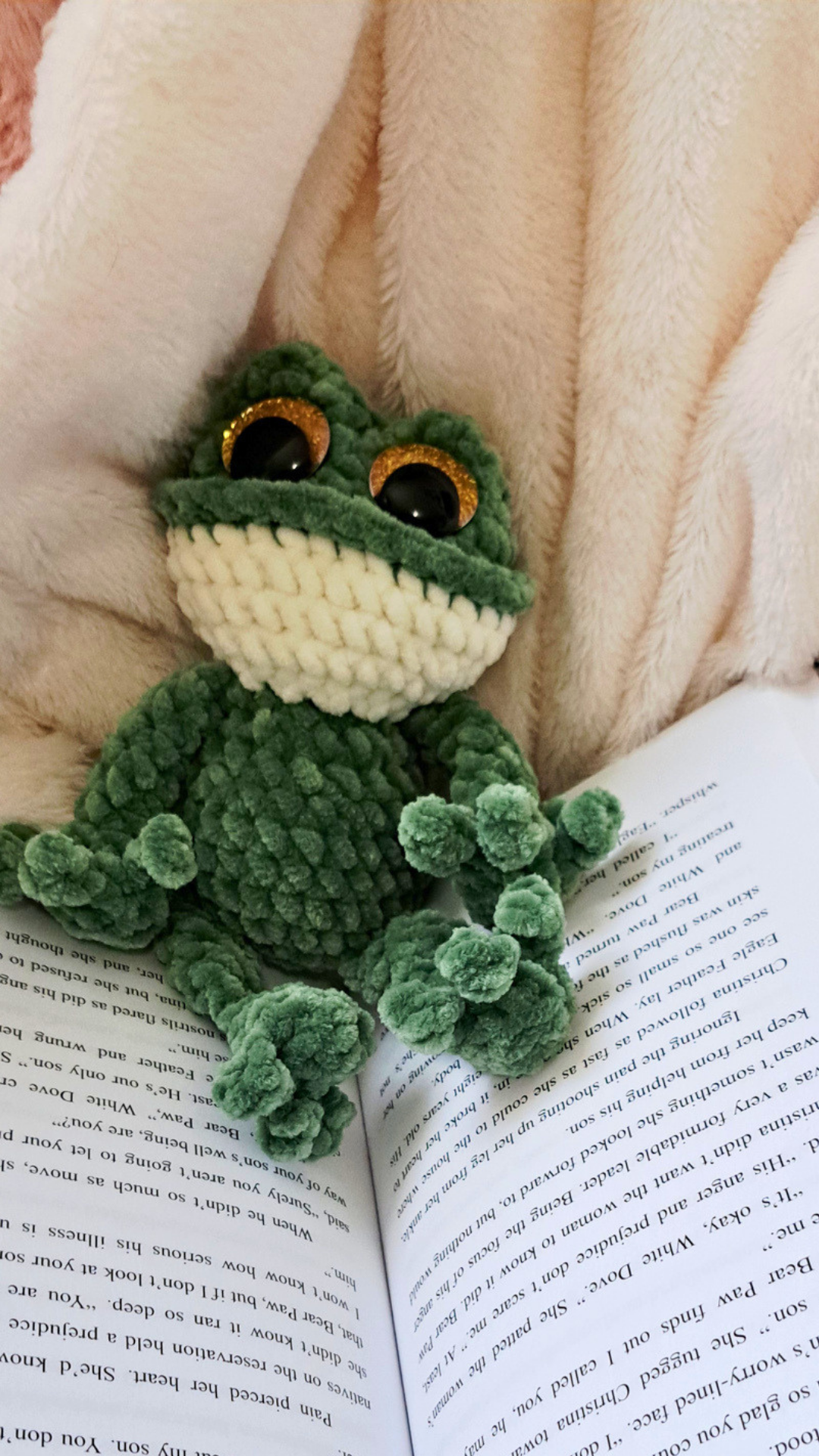 Hopper Frog | Handmade Crochet Frog Plushie