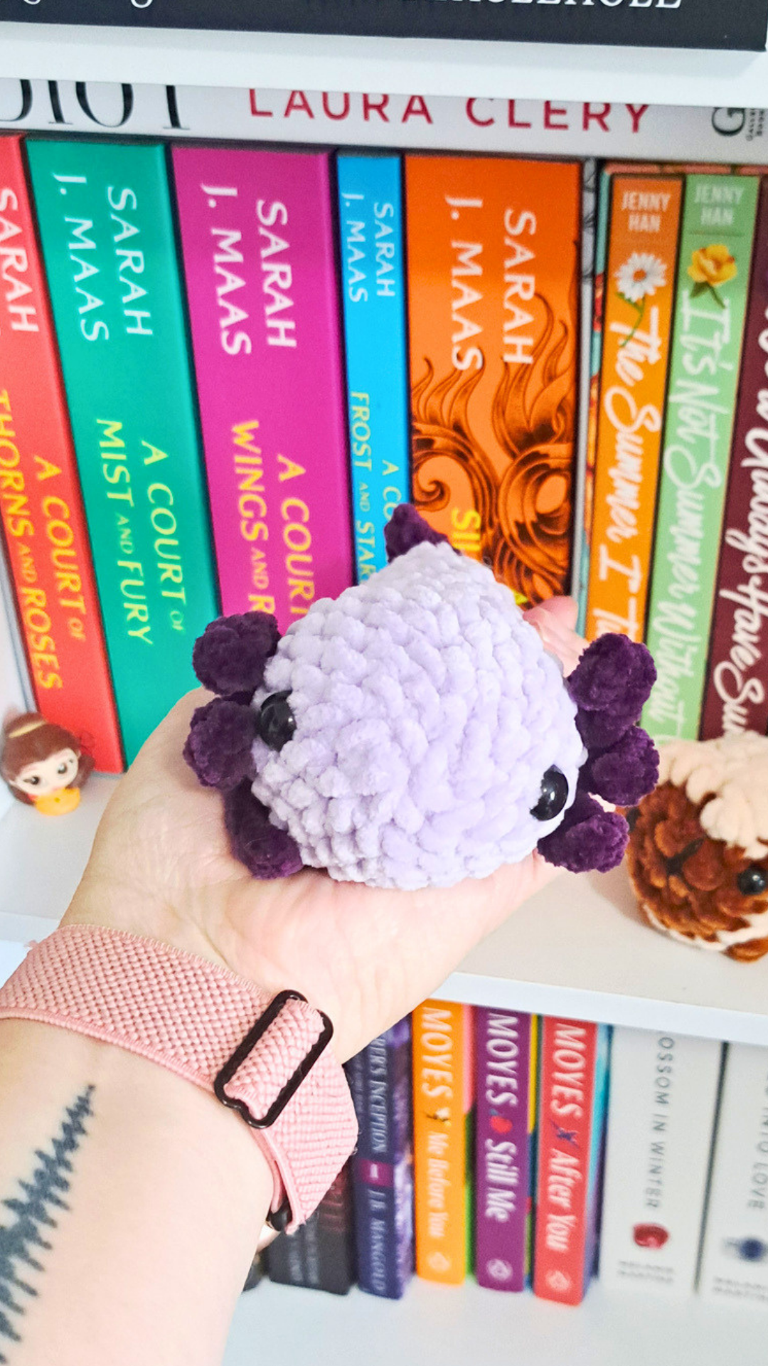 Small Crochet Axolotl Plush