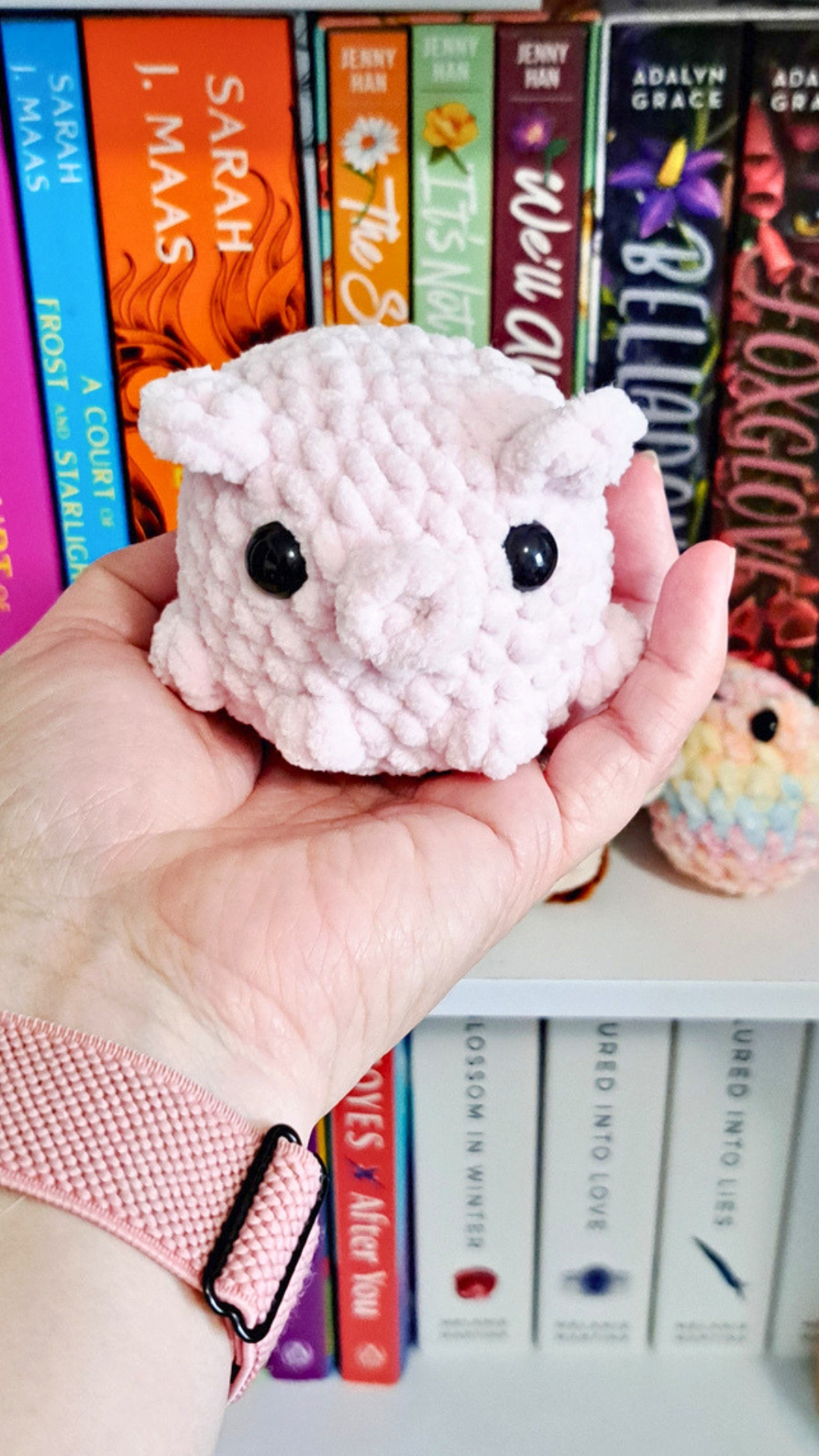 Tiny Pig | Mini Handmade Crochet Pig Plushie