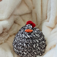 Mabel Chicken Crochet Plush | Chubby Hen Stuffed Animal | Handmade Farm Animal Plushie | Cute Crochet Chicken | Chicken Lover Gift