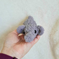 Tiny Crochet Elephant Plushie | Mini Elephant Stuffed Animal | Handmade Crochet Animal | Cute Small Plush | Elephant Lover Gift