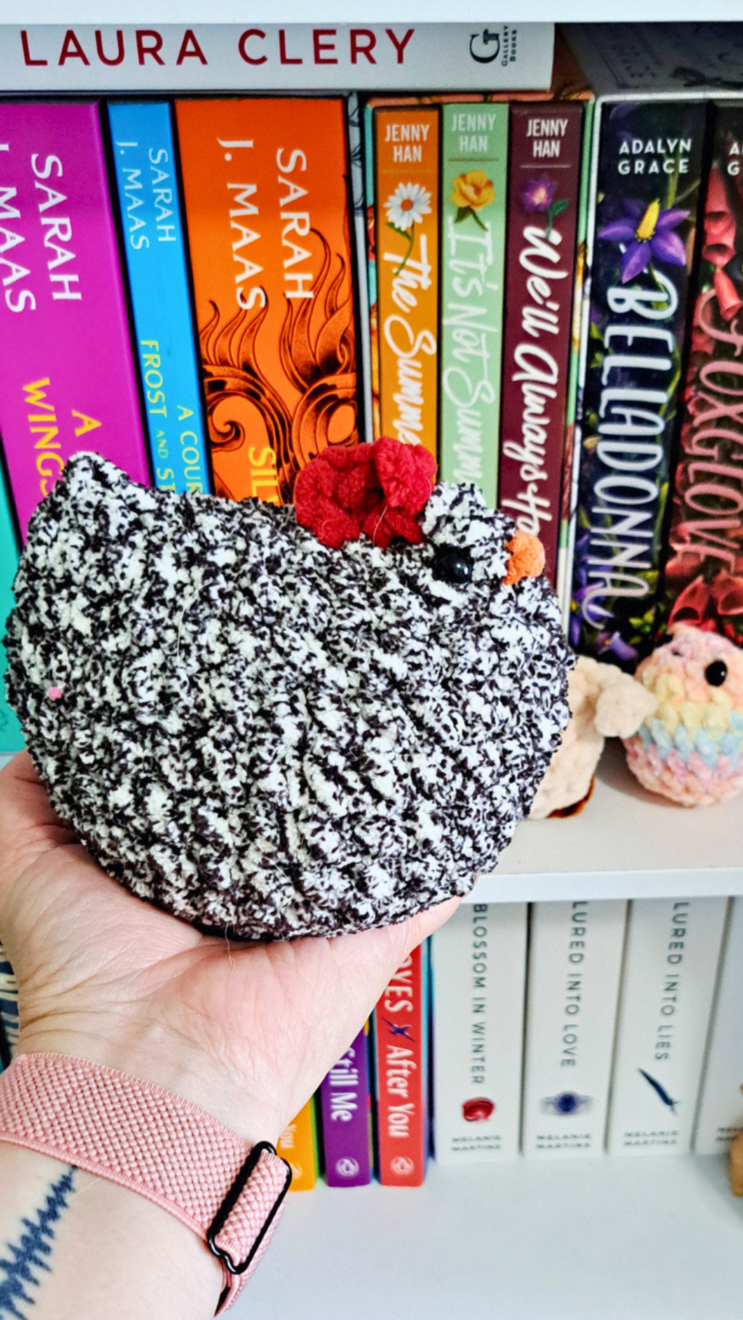 Mabel Chicken Crochet Plush | Chubby Hen Stuffed Animal | Handmade Farm Animal Plushie | Cute Crochet Chicken | Chicken Lover Gift