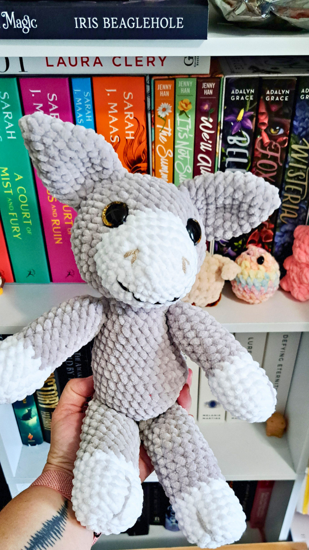 Crochet Donkey Plush | Handmade Donkey Stuffed Animal | Farm Animal Plushie | Soft Amigurumi Donkey | Donkey Lover Gift