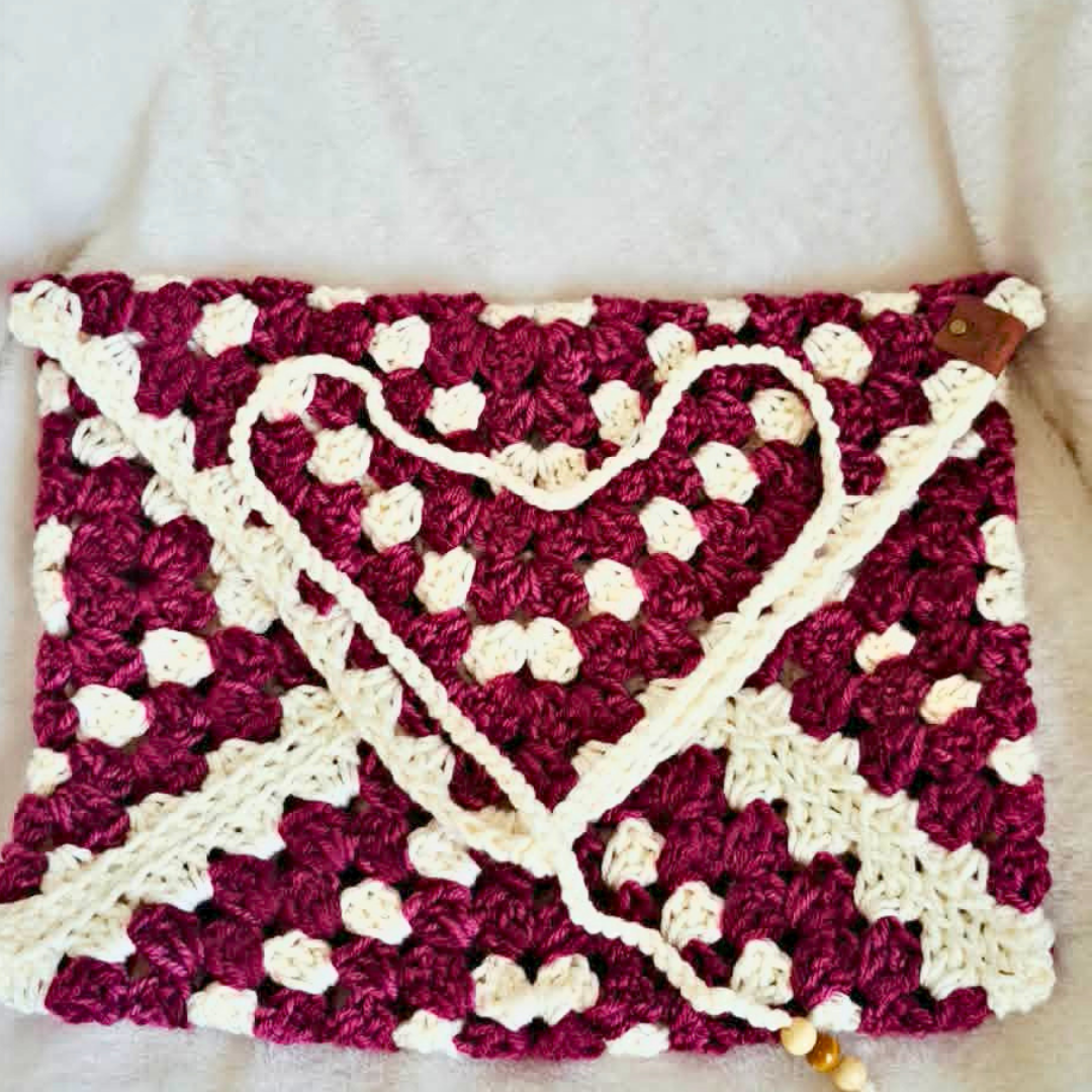 Large Crochet Book Sleeve | Handmade Book Cozy | Bible Cover | Book Pouch for Large Books | Book Lover Gift