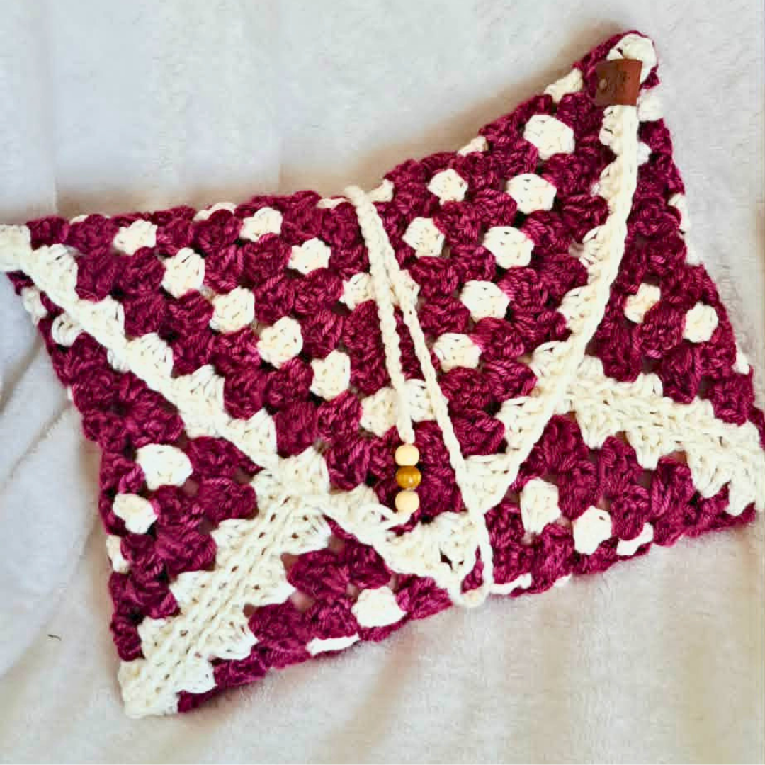 Large Crochet Book Sleeve | Handmade Book Cozy | Bible Cover | Book Pouch for Large Books | Book Lover Gift