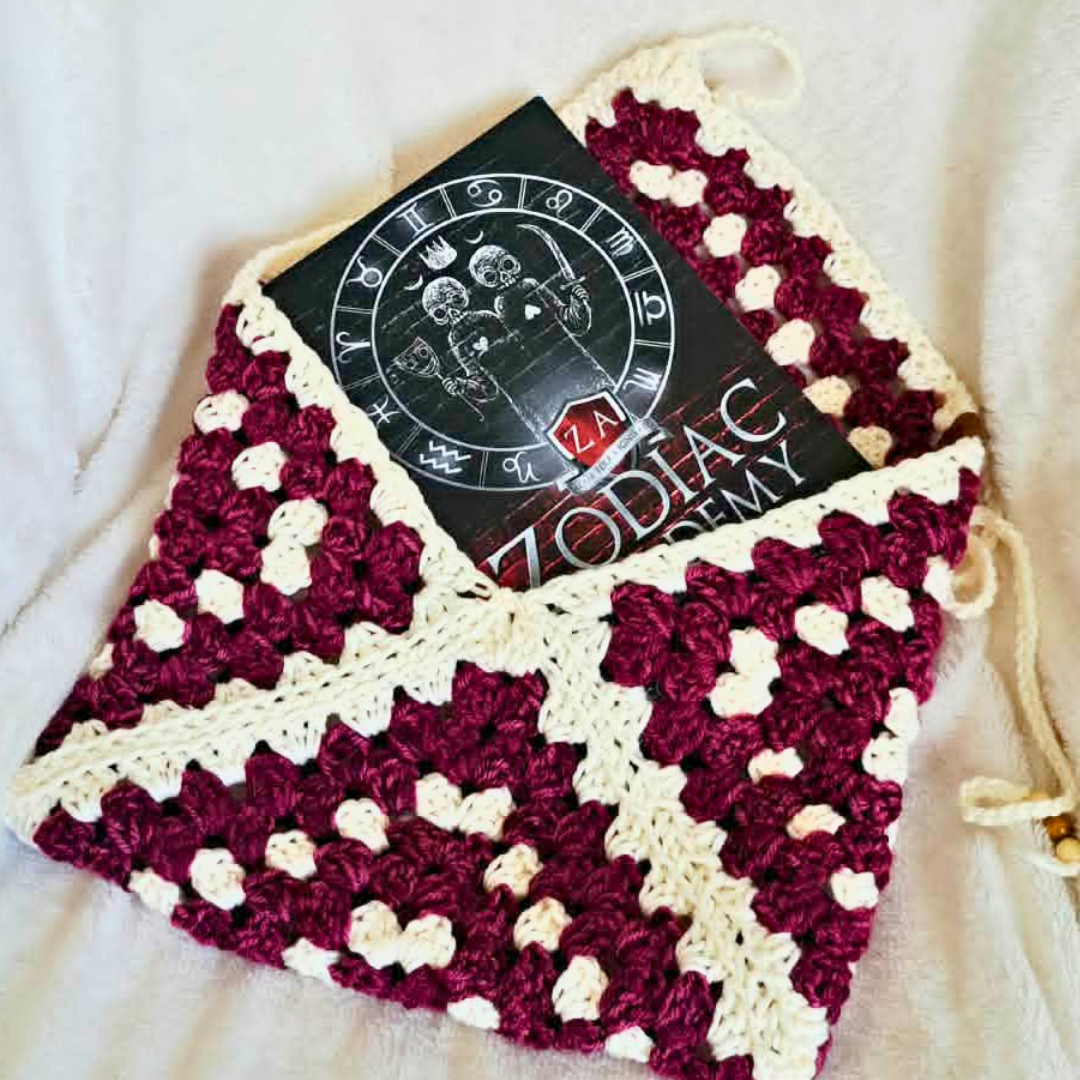 Large Crochet Book Sleeve | Handmade Book Cozy | Bible Cover | Book Pouch for Large Books | Book Lover Gift