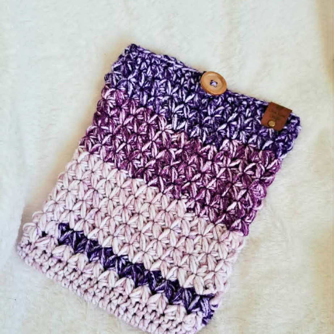Crochet Kindle Sleeve | Handmade Book Sleeve | E-Reader Cover | Crochet Book Protector | Book Lover Gift