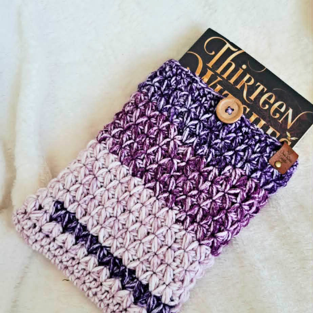 Crochet Kindle Sleeve | Handmade Book Sleeve | E-Reader Cover | Crochet Book Protector | Book Lover Gift