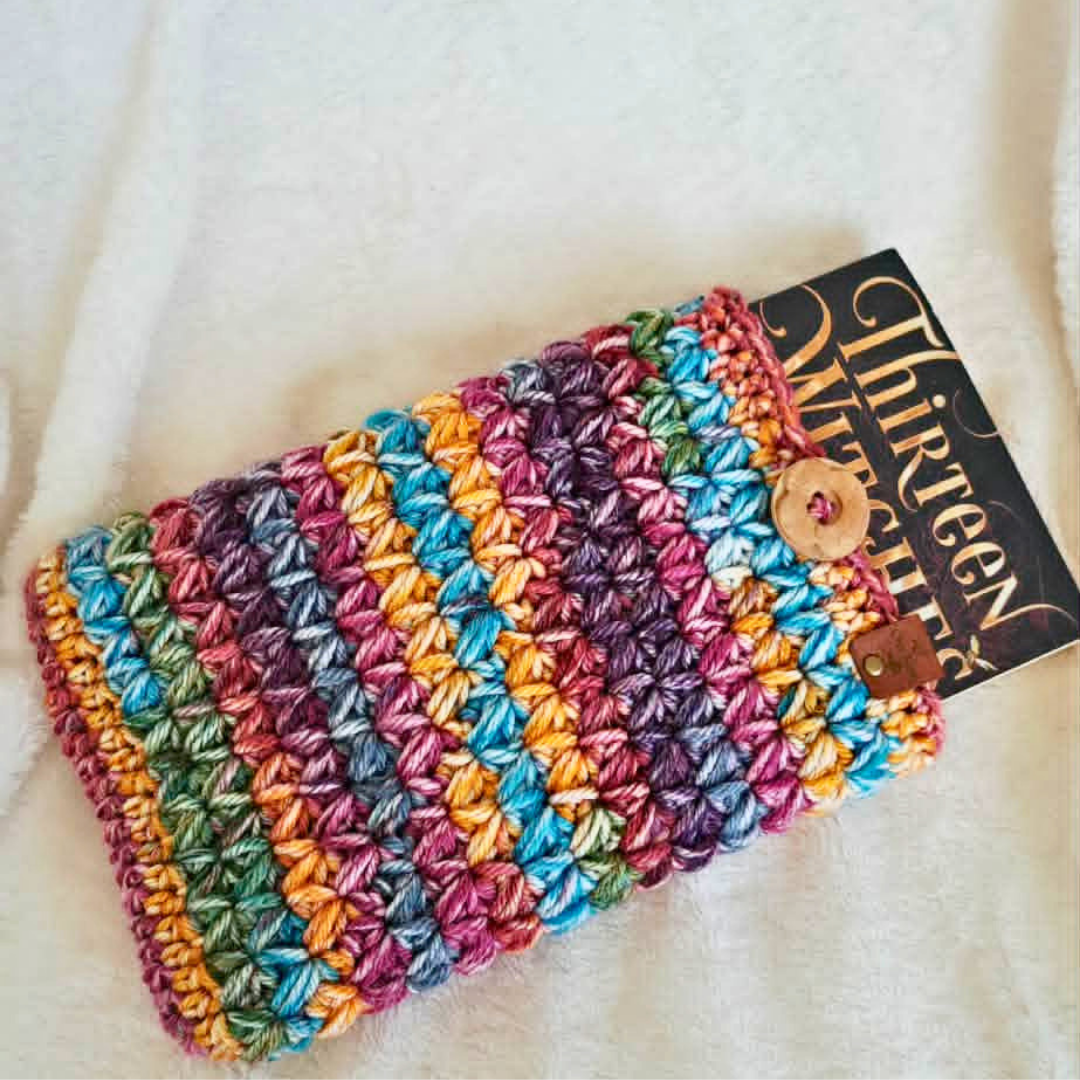 Crochet Kindle Sleeve | Handmade Book Sleeve | E-Reader Cover | Crochet Book Protector | Book Lover Gift