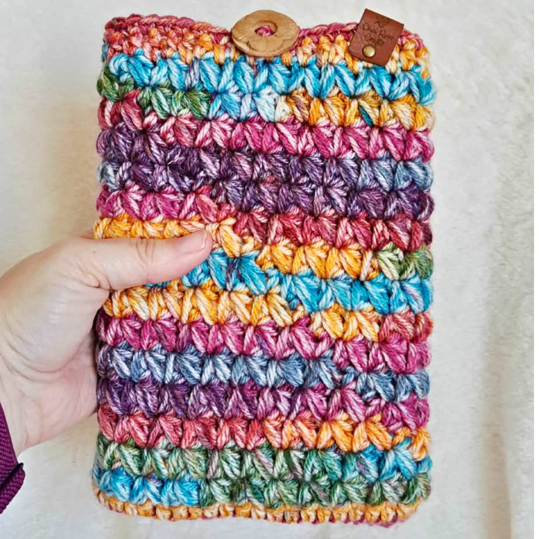 Crochet Kindle Sleeve | Handmade Book Sleeve | E-Reader Cover | Crochet Book Protector | Book Lover Gift