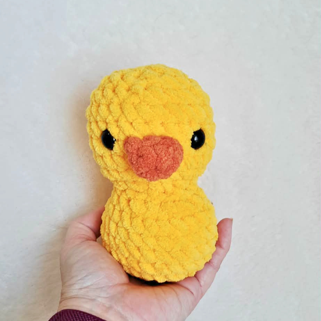 Crochet Rubber Duck Plush | Handmade Duck Stuffed Animal | Cute Chunky Duck Plushie | Yellow or White Duck | Duck Lover Gift