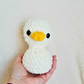 Crochet Rubber Duck Plush | Handmade Duck Stuffed Animal | Cute Chunky Duck Plushie | Yellow or White Duck | Duck Lover Gift