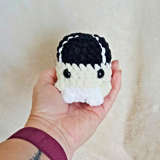 Mini Stitched Monster Bride Crochet Plush | Spooky Mini Plush