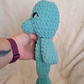 Mini Manatee Snuggler Crochet Plush | Handmade Sea Cow Lovey, Ocean Nursery Gift