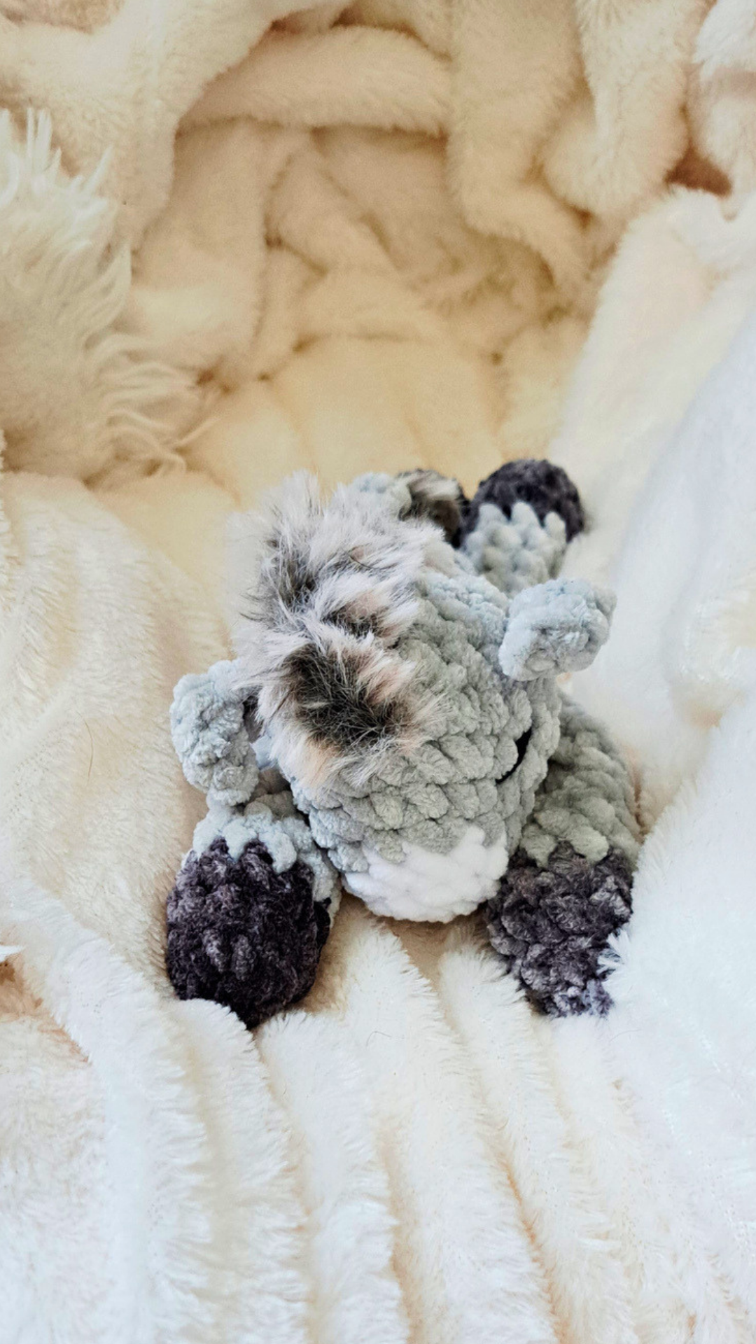 Sleepy Donkey Crochet Plush | Handmade Donkey Stuffed Animal | Soft Farm Animal Plushie | Amigurumi Donkey | Cute Donkey Gift