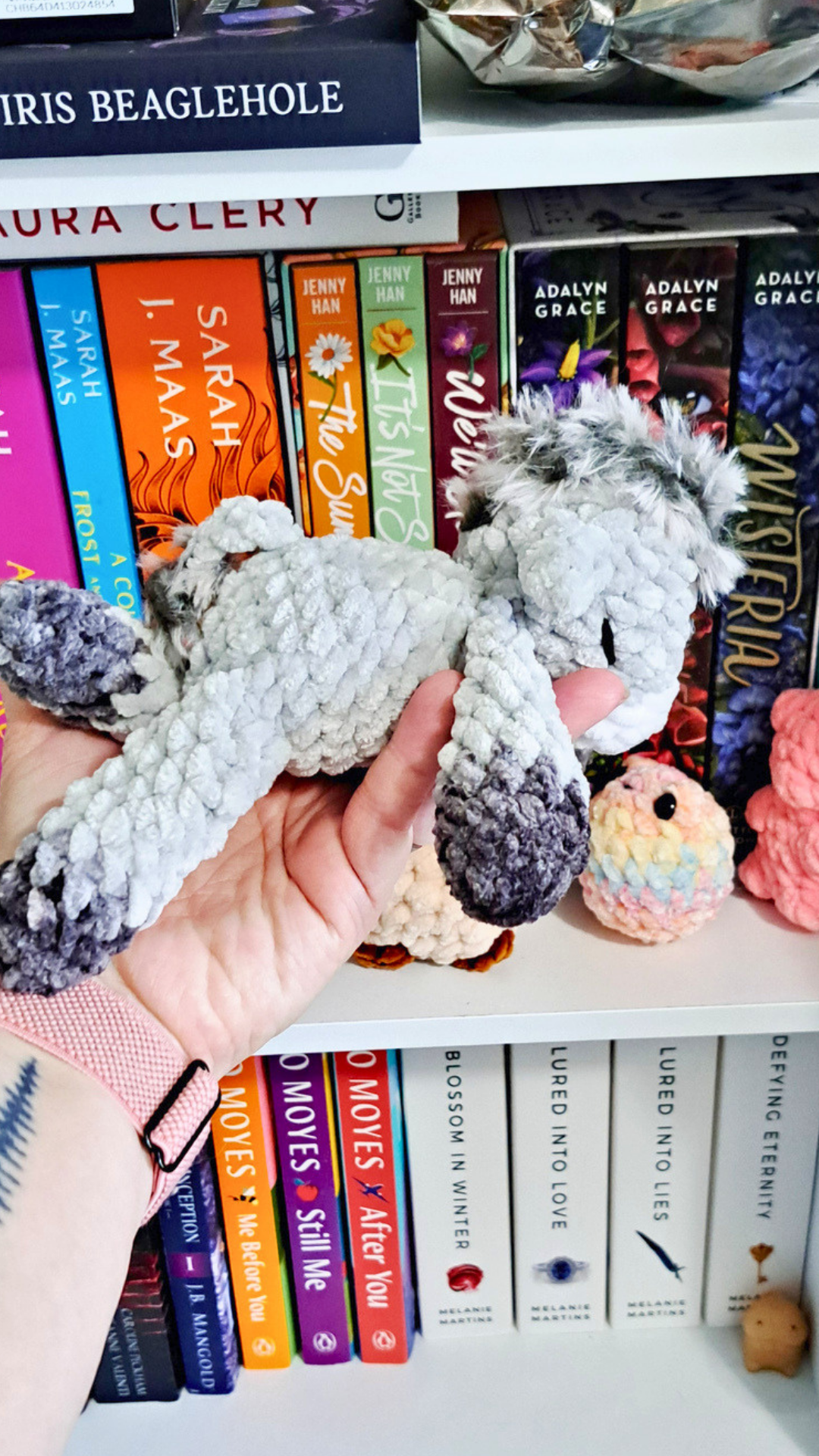 Sleepy Donkey Crochet Plush | Handmade Donkey Stuffed Animal | Soft Farm Animal Plushie | Amigurumi Donkey | Cute Donkey Gift